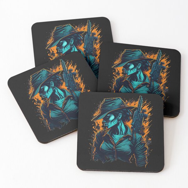 Item preview, Capture The Thrill - Female Gun Slinger Collection Our Anime- Gaming Character Design  designed and sold by Chromatic-Art.