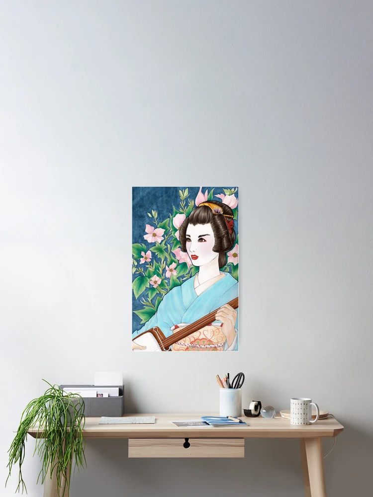 Thumbnail 2 von 3, Poster, Geisha designt und verkauft von Ranefea.