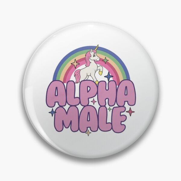 Item preview, Alpha Male Unicorn Rainbow designed and sold by endrymaraya.