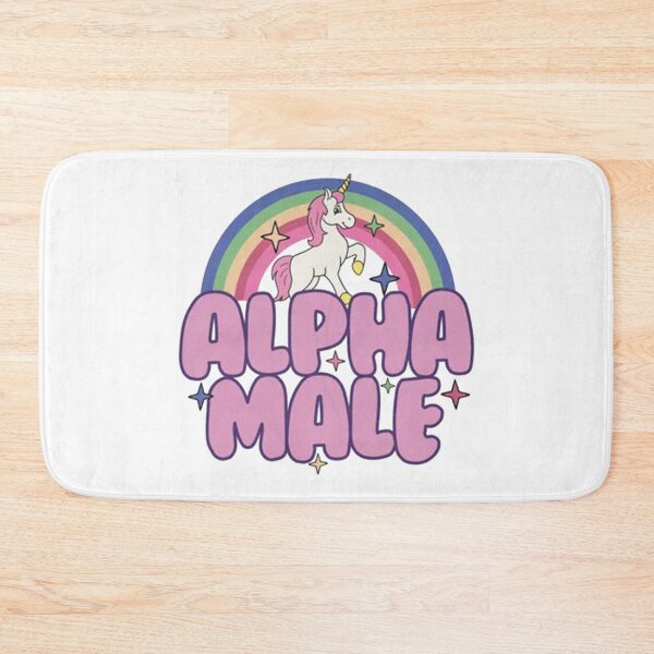 Item preview, Alpha Male Unicorn Rainbow designed and sold by endrymaraya.