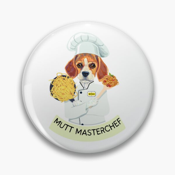 Item preview, Funny Beagle Italian Spaghetti Chef Mutt, Masterchef. designed and sold by PixelPizzazz.
