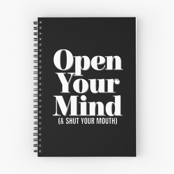 Item preview, Open your mind; Shut your mouth. designed and sold by McCallnWaldo.