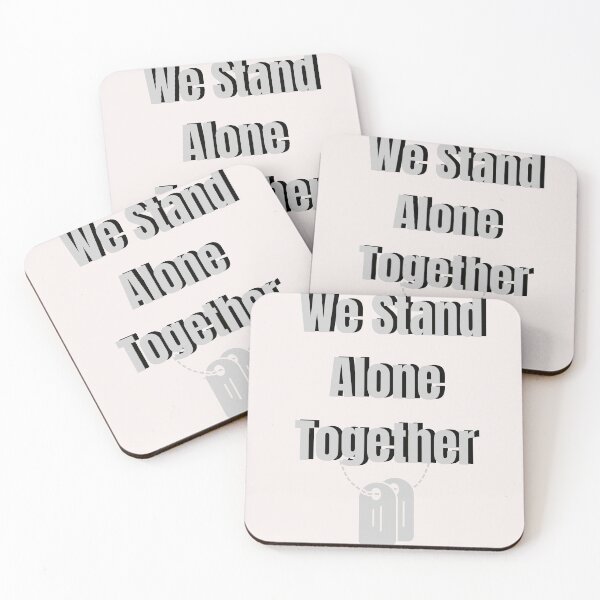 Item preview, We Stand Alone Together designed and sold by MYstoreDARK99.