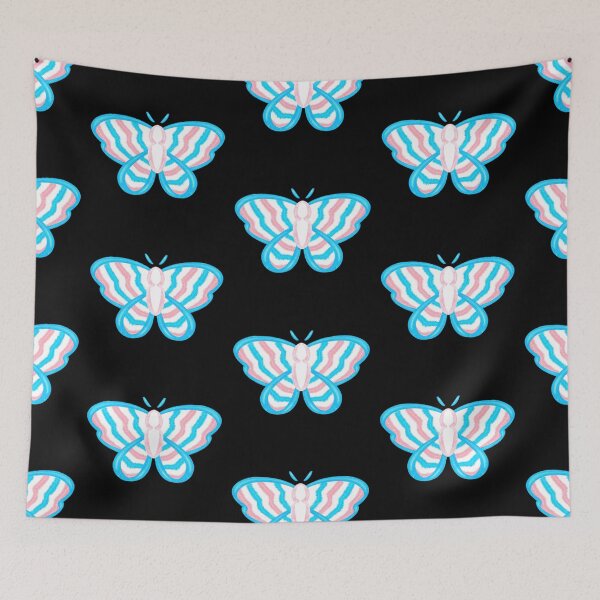 Item preview, Transgender Pride Moth (Version 1) designed and sold by O1RSH.
