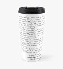 Letter from the Refuge Travel Mug