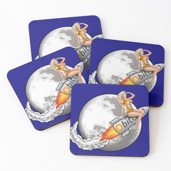 Item preview, Bitcoin To The Moon Pinup Girl Rocket Hodl Crypto Btc Pul designed and sold by JazlynStore.