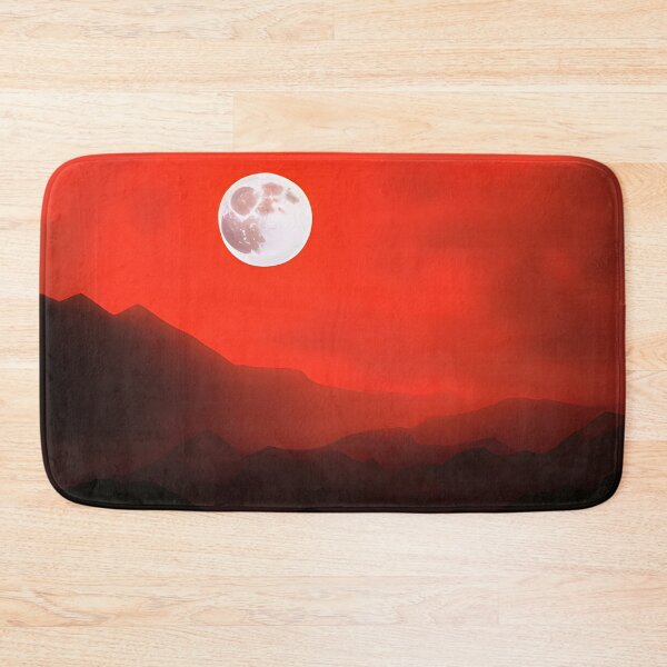 Item preview, Blood Moon over Mountains and Lake designed and sold by atangerprints.