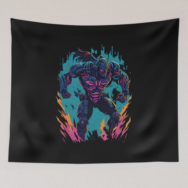 Item preview, Get Ready to Slay with Our Anime Monster From The Future - Our Anime- Gaming Character Design designed and sold by Chromatic-Art.