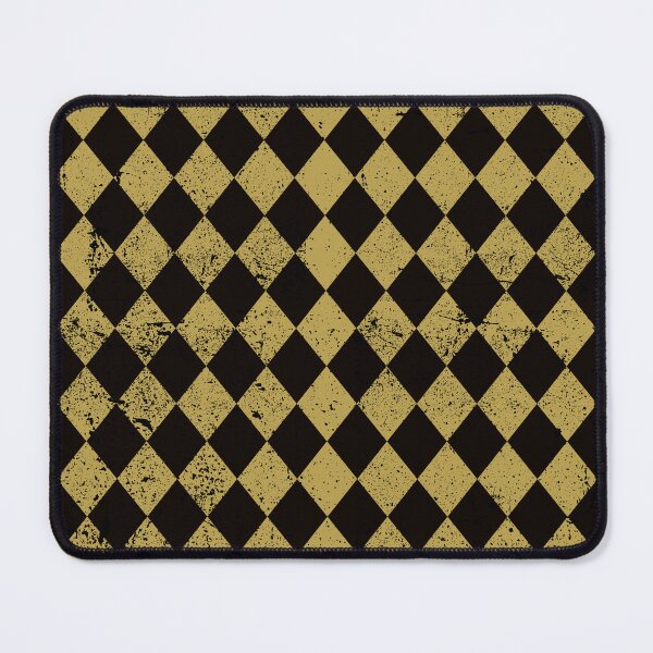 Item preview, Distressed Beige and Black Diamond Checkerboard designed and sold by zibziby.