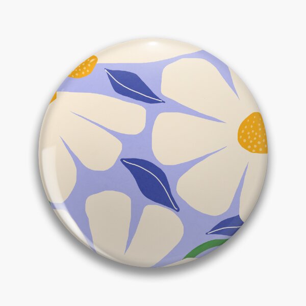 Item preview, Wild Daisies - periwinkle designed and sold by Gale Switzer.