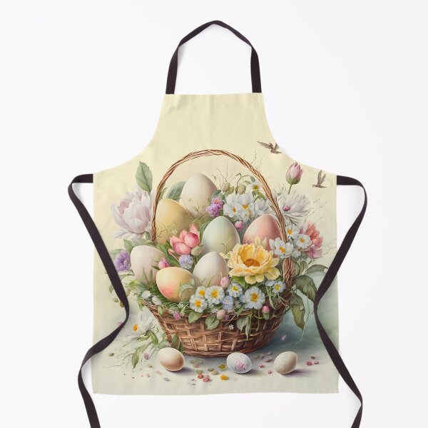 Item preview, Easter basket with colorful Easter eggs designed and sold by AdamPolak.