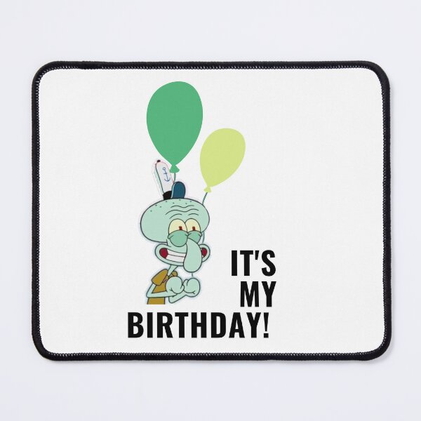 Item preview, Squidward - SpongeBob - It's My Birthday! designed and sold by Mazagan-Shop.