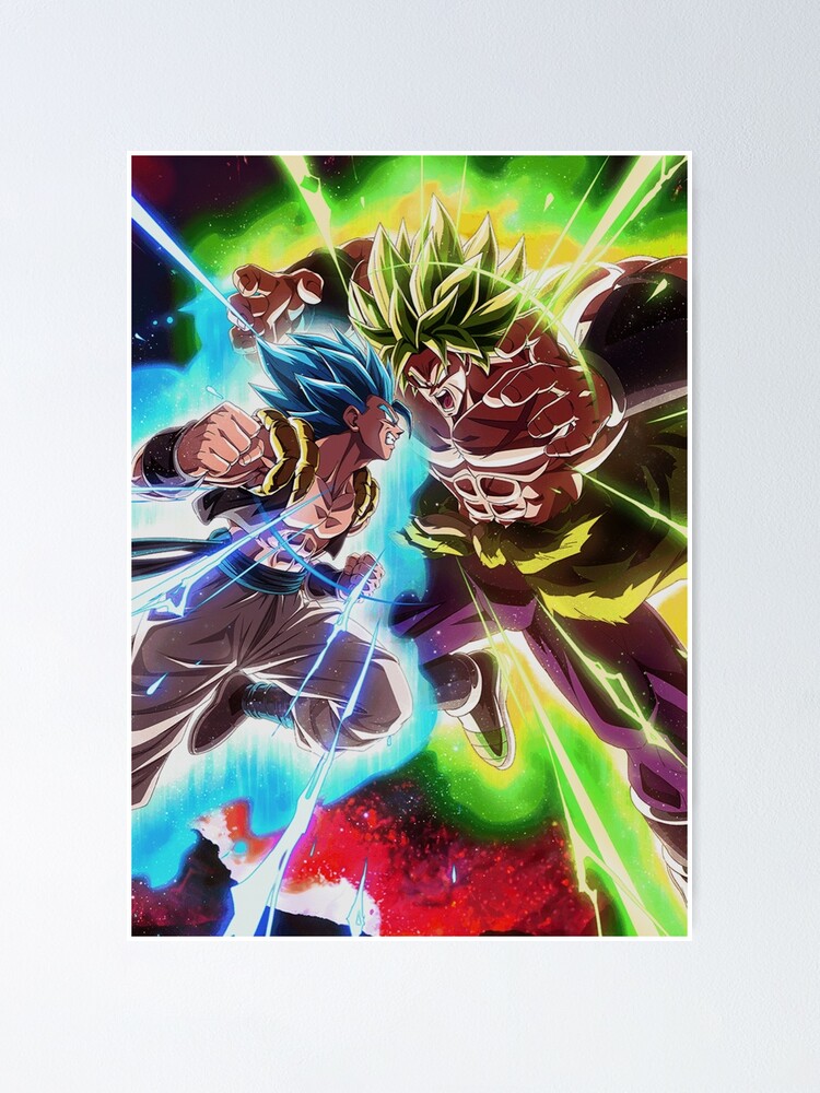 Gogeta Blue vs Broly | Art Board Print