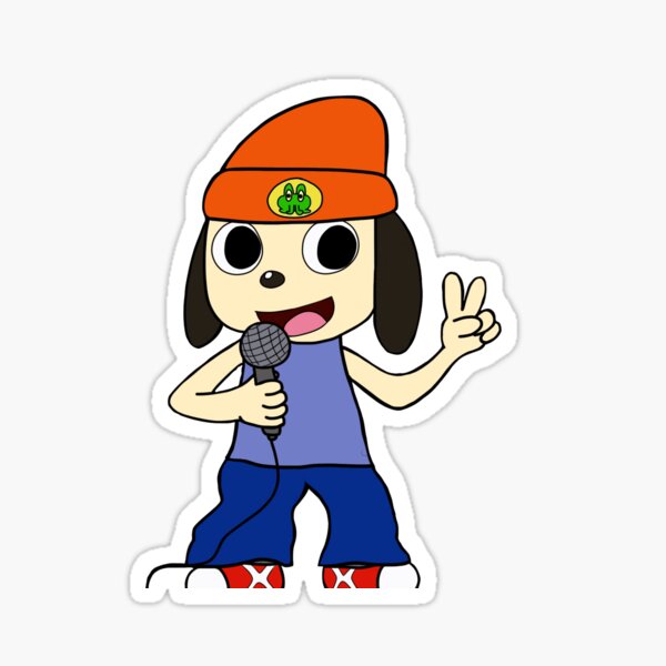 Vista previa del artículo con la obra «Parappa el rapero», diseñado y vendido por ReaperOfTheMEEP.