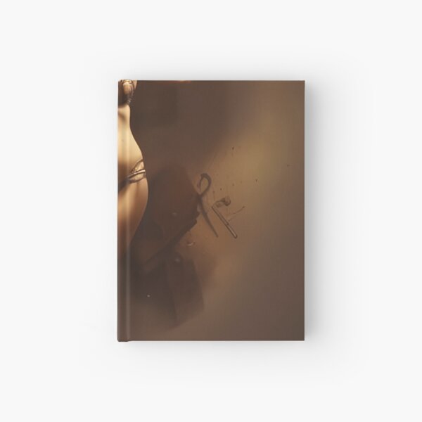 Mountain peaks sleep in the darkness of the night.  Quiet valleys are full of fresh haze Hardcover Journal