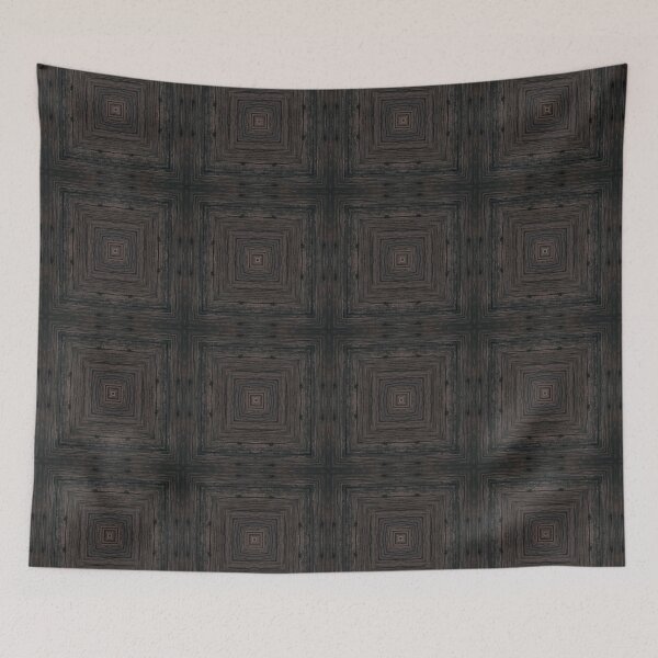 Item preview, Rough Rustic Weathered wood Texture Kaleidoscope Pattern 2 designed and sold by Swabcraft.