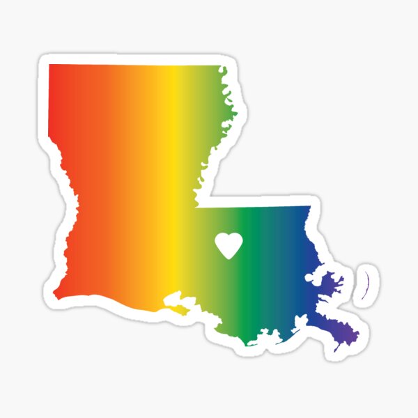 Louisiana LA State Pride Decal Sticker TONS OF OPTIONS 