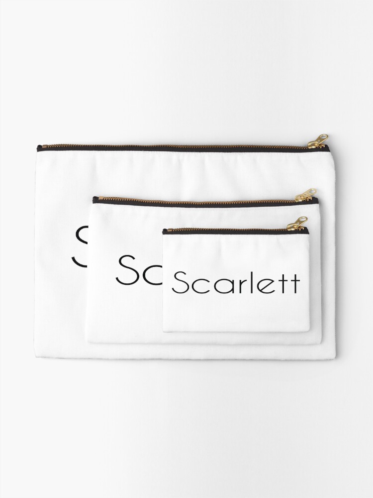 Thumbnail 2 of 4, Zipper Pouch, Scarlett designed and sold by ProjectX23.