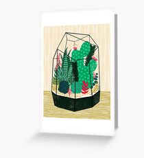 Tarjeta de felicitación Terrario - Planta Geodésica para Suculentas y Cactus de Andrea Lauren