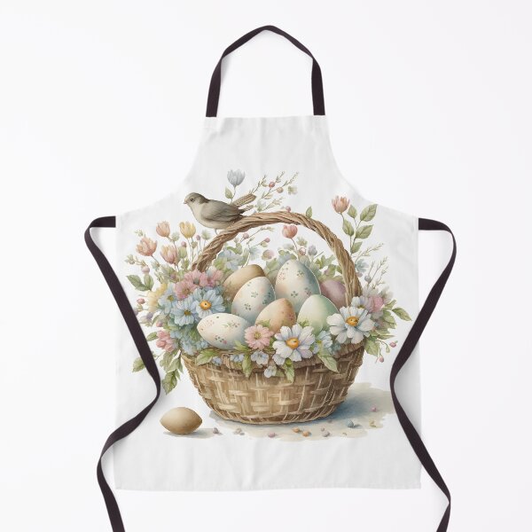Item preview, Easter basket with colorful Easter eggs designed and sold by AdamPolak.