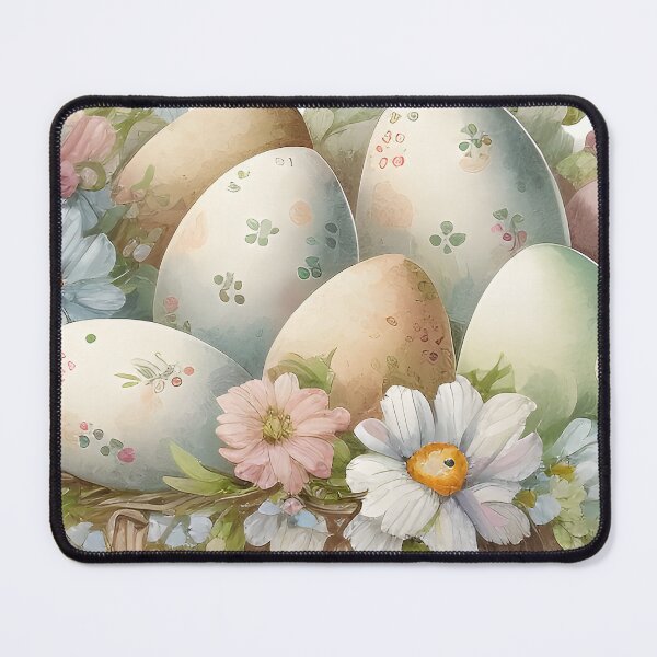 Item preview, Easter basket with colorful Easter eggs designed and sold by AdamPolak.