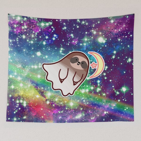 Item preview, Ghost Sloth - Rainbow Space designed and sold by SaradaBoru.
