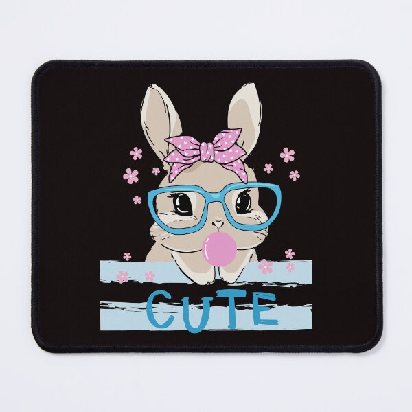Item preview, Cute Bunny With Leopard Glasses Bubblegum Easter Day designed and sold by Christmas222.