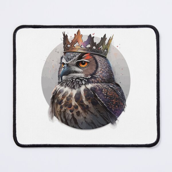 Item preview, Owl Wearing a Crown designed and sold by k3rstman1.