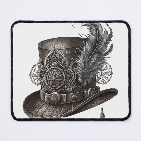 Item preview, Steampunk Tophat - Sticker and T-Shirt Design designed and sold by MindAsylum.
