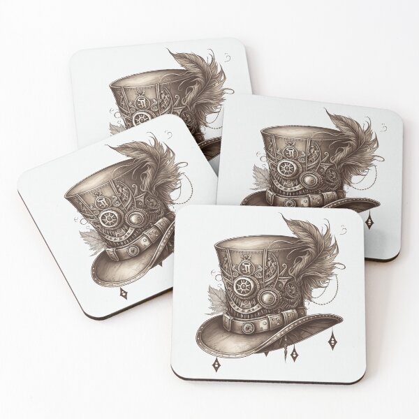 Item preview, Steampunk Tophat #2 - Sticker and T-Shirt Design designed and sold by MindAsylum.