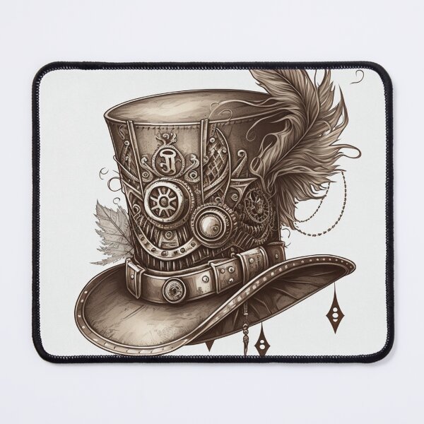 Item preview, Steampunk Tophat #2 - Sticker and T-Shirt Design designed and sold by MindAsylum.