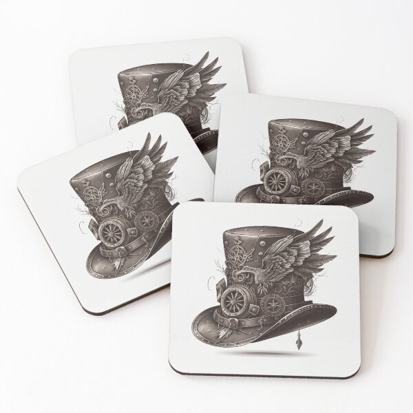 Item preview, Steampunk Tophat #3 - Sticker and T-Shirt Design designed and sold by MindAsylum.