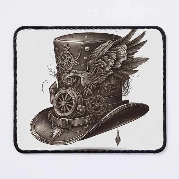 Item preview, Steampunk Tophat #3 - Sticker and T-Shirt Design designed and sold by MindAsylum.