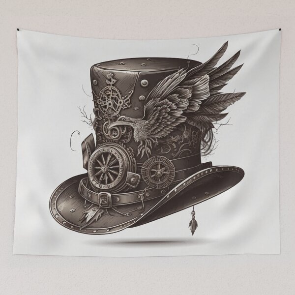 Item preview, Steampunk Tophat #3 - Sticker and T-Shirt Design designed and sold by MindAsylum.