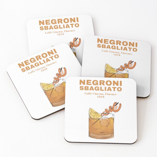 Item preview, Negroni sbagliato cocktail - Gold edition designed and sold by Febraio.