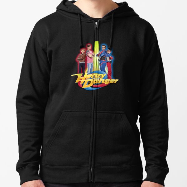 Identidades secretas de Henry Danger Sudadera con capucha y cremallera