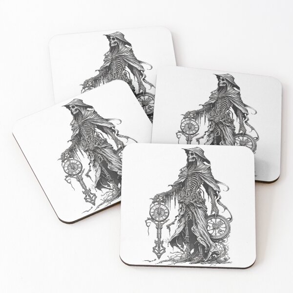 Item preview, Steampunk Reaper #2 - Sticker and T-Shirt Design designed and sold by MindAsylum.