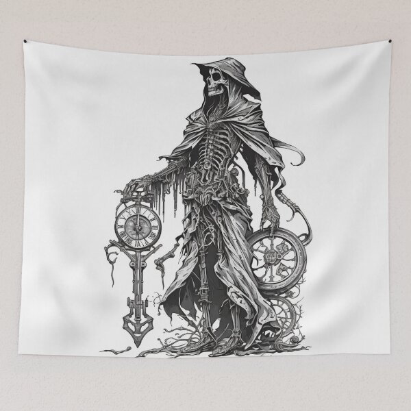 Item preview, Steampunk Reaper #2 - Sticker and T-Shirt Design designed and sold by MindAsylum.
