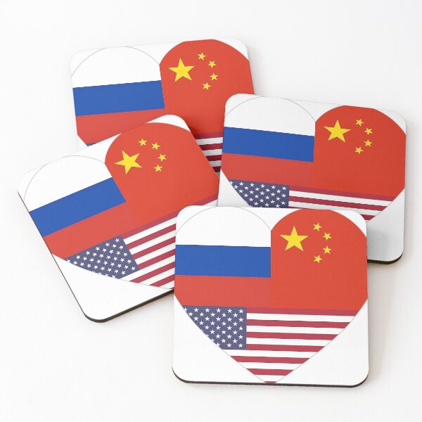 Item preview, Russian Chinese American friendship designed and sold by grayML.