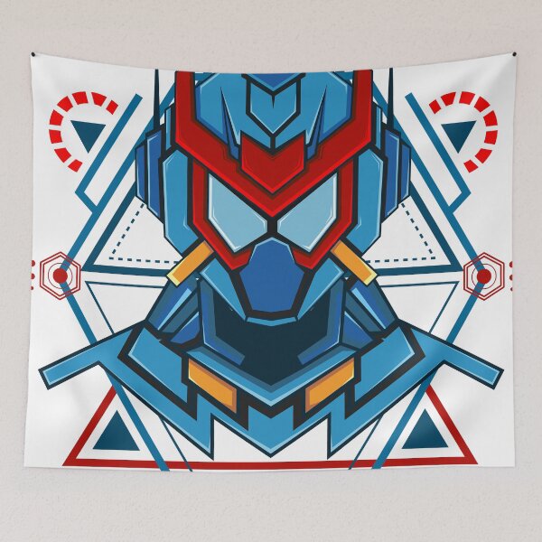 Item preview, Blue Cyber Hero designed and sold by daijugrafx.