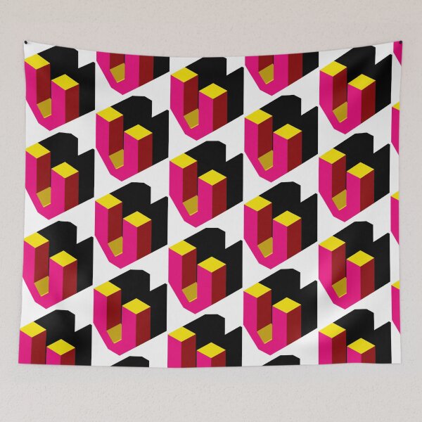 Item preview, Letter V Isometric Graphic   designed and sold by bloodexorcists.