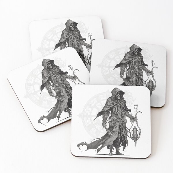 Item preview, Steampunk Reaper #5 - Sticker and T-Shirt Design designed and sold by MindAsylum.