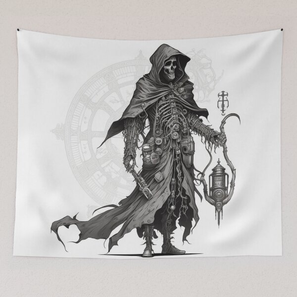 Item preview, Steampunk Reaper #5 - Sticker and T-Shirt Design designed and sold by MindAsylum.