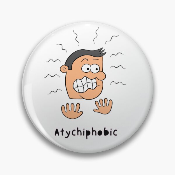 Item preview, atychiphobic, fear of failure, funny atychiphobia,  atychiphobia, tshirt illustration , anxiety design designed and sold by KesDesigns ⭐⭐⭐⭐⭐.