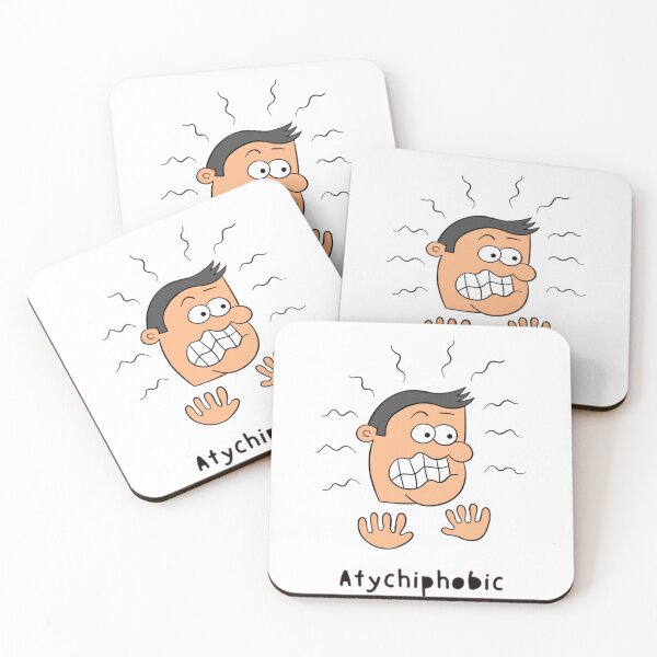 Item preview, atychiphobic, fear of failure, funny atychiphobia,  atychiphobia, tshirt illustration , anxiety design designed and sold by KesDesigns ⭐⭐⭐⭐⭐.