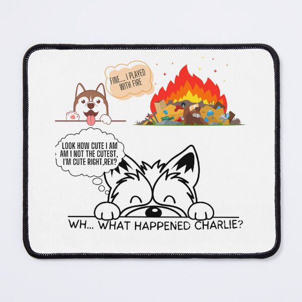 Item preview, Hilariously funny situation every dog owner can relate to, Rex the Pyromaniac designed and sold by PixelPizzazz.