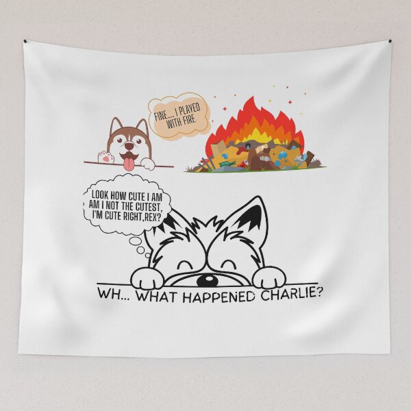 Item preview, Hilariously funny situation every dog owner can relate to, Rex the Pyromaniac designed and sold by PixelPizzazz.