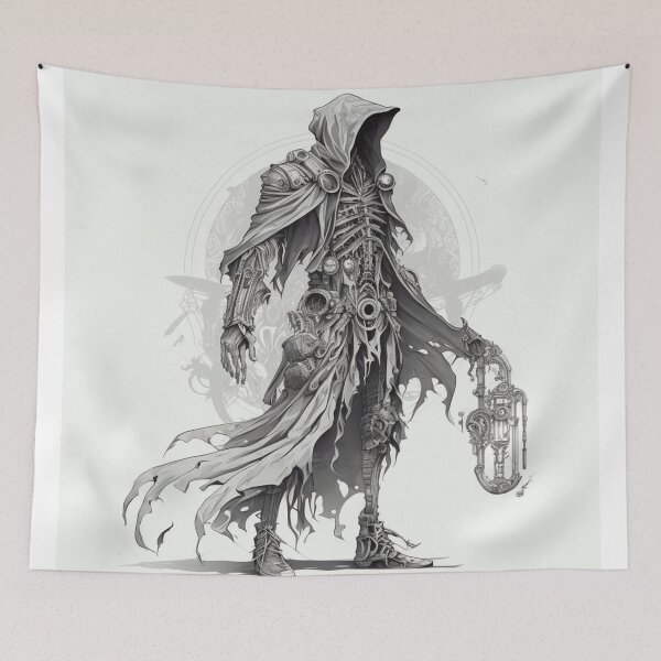 Item preview, Steampunk Reaper #7 - Sticker and T-Shirt Design designed and sold by MindAsylum.