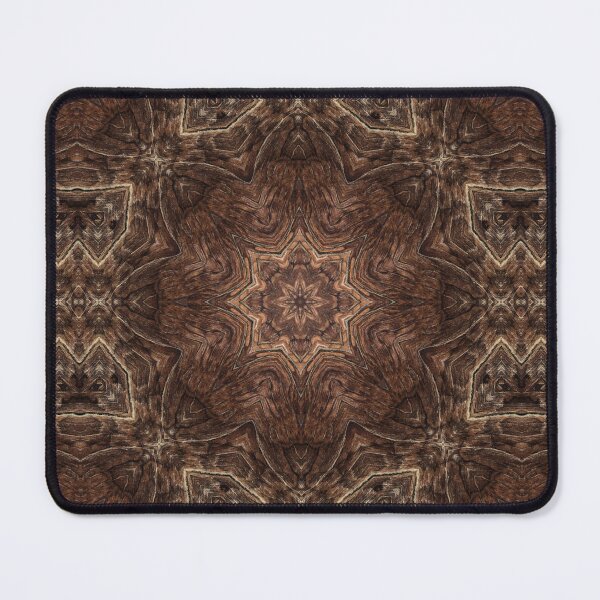 Artikelvorschau, Rough wood Burl Texture Kaleidoscope Pattern 17 entworfen und verkauft von Swabcraft.