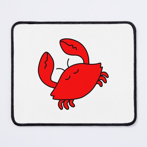 Item preview, Cute Happy Red Crab designed and sold by OrderofOps.